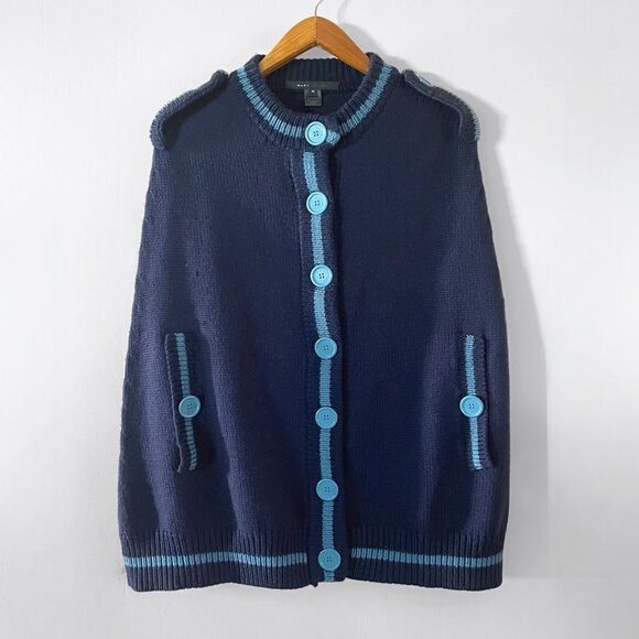 Vintage Marc Jacobs Wool Poncho - Picture 1 of 5